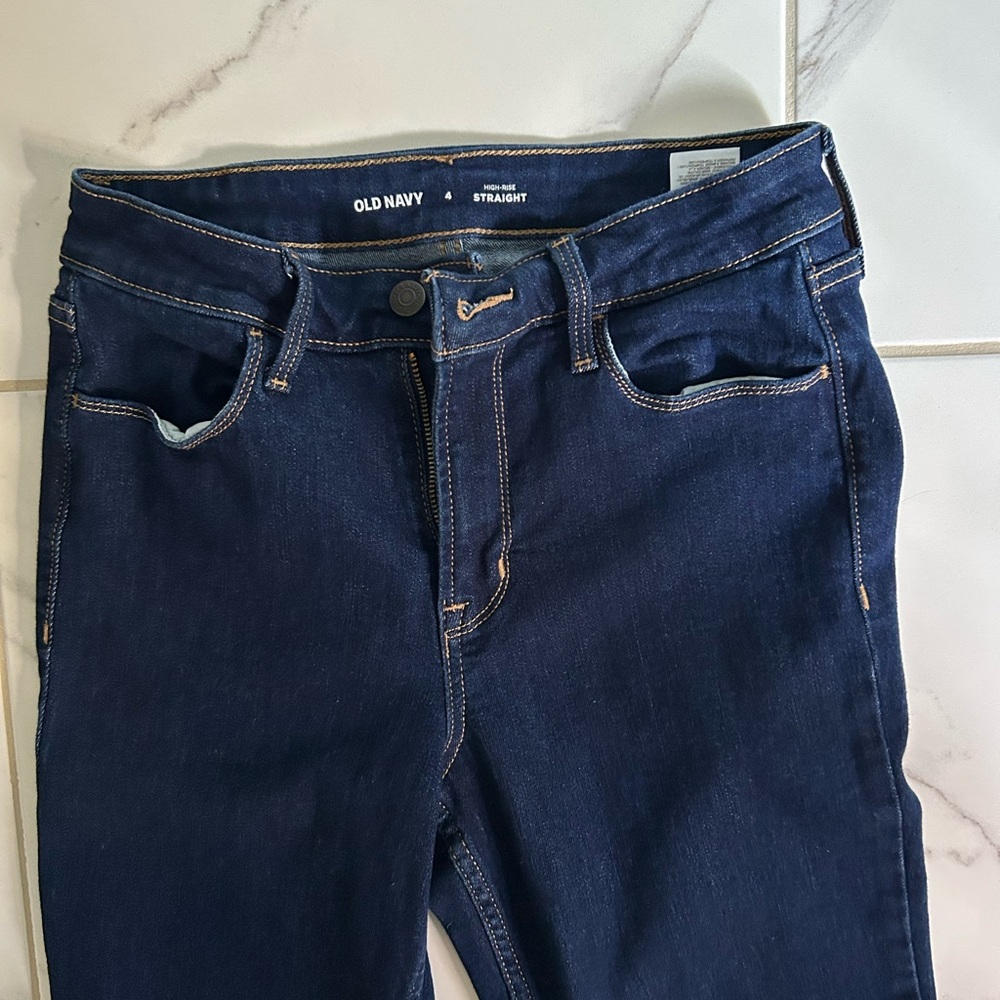 Old Navy High Rise Dark Skinny Jeans